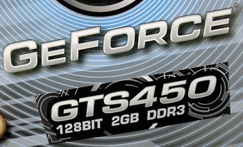 inno3d GeForce GTS 450 version with 2 Gb DDR 3 memory